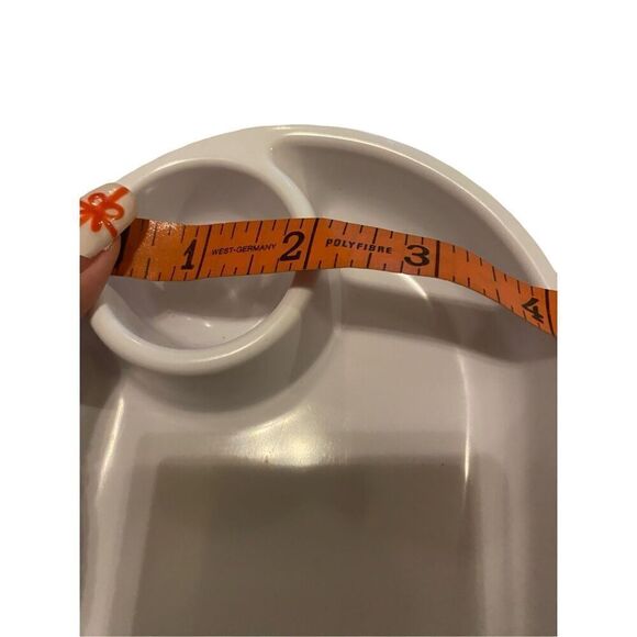 Set Of 6 Toddler Snack Plates Divided Plastic Section Kitchenware Everyday - Picture 6 of 8